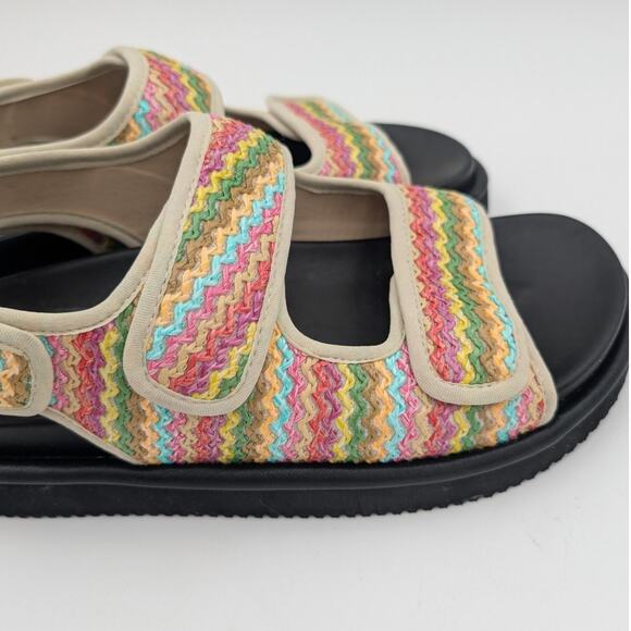 ABound Chance Platform Sandal Women's Yellow Clover Multi Size US10M EU41 - Picture 9 of 11